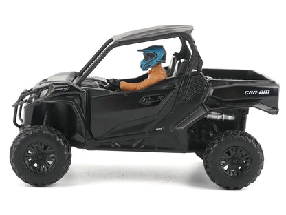 Can-Am Commander XT 1000R Matt Black with Driver Figure 1/32 Diecast Model by BRP Models