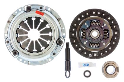 Exedy Stage 1 Organic Clutch Kit for Honda Civic D15B2 D16A6, includes clutch disc and pressure plate, suitable for 1988-1991 models