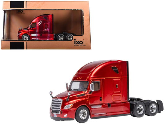 2018 Freightliner Cascadia Truck Tractor Red Metallic 1/64 Diecast Model by IXO Models
