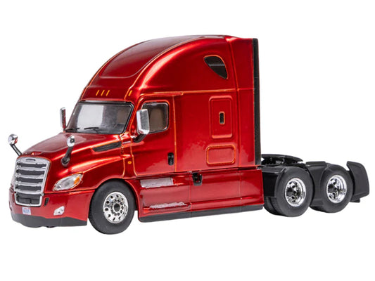 2018 Freightliner Cascadia Truck Tractor Red Metallic 1/64 Diecast Model by IXO Models