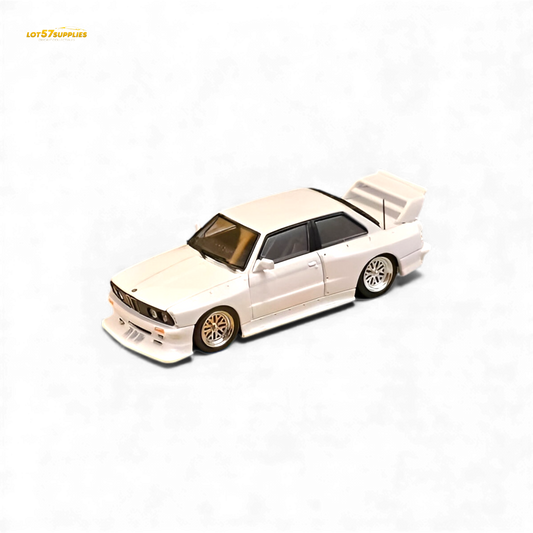 SW BMW E30 M3 LTO Modified - White 1:64 - Evergreen Kings