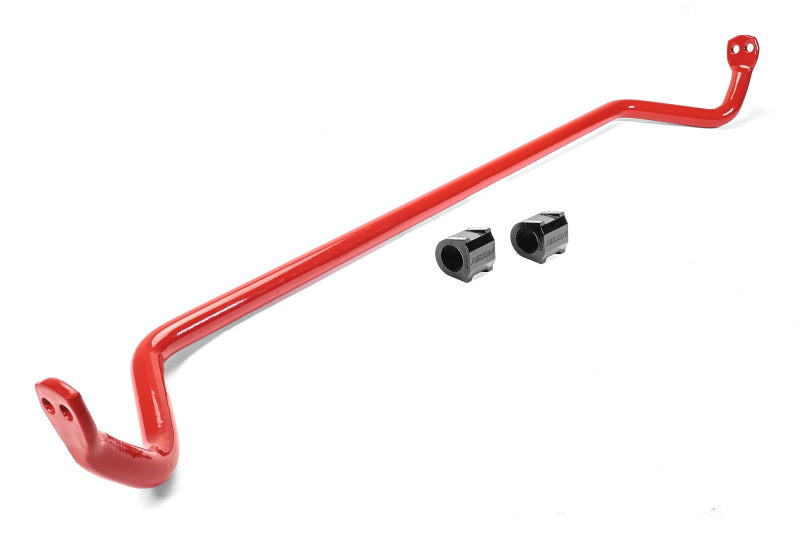 JDMuscle Perrin Performance 26mm front sway bar for 2015-2021 Subaru WRX STI, showing the metal sway bar with mounting brackets.