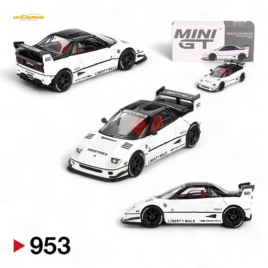 Mini-GT Mazda AZ-1 Liberty Walk LB40 White 1:64 - Evergreen Kings