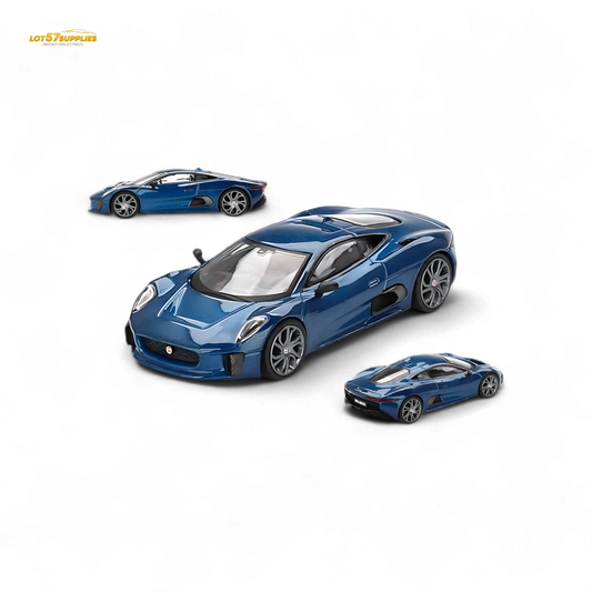 Mini-GT Jaguar C-X75 Blue 1:64 - Evergreen Kings