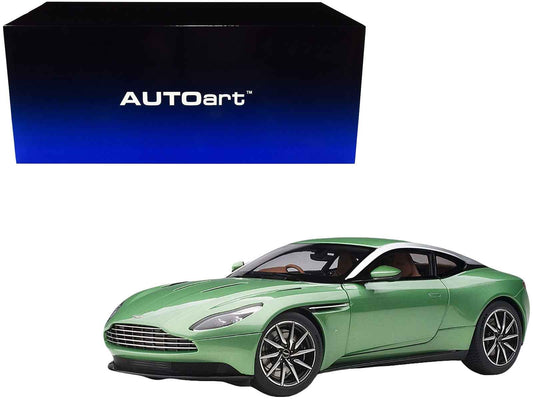 Aston Martin DB11 RHD (Right Hand Drive) Apple Tree Green Metallic 1/18 Model Car by Autoart