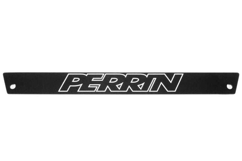 Black license plate delete for 2022-2025 Subaru WRX by Perrin, designed for a sleek, clean look on JDMuscle license plate holder.
