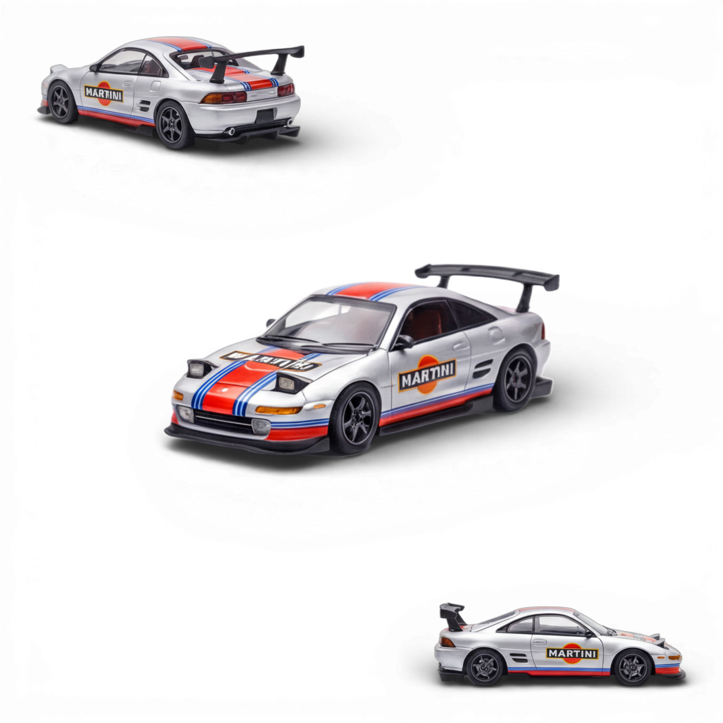 Limited edition 1:64 Toyota MicroTurbo MR2 SW20 diecast model by Lot57Supplies, showcasing intricate details and sleek design.