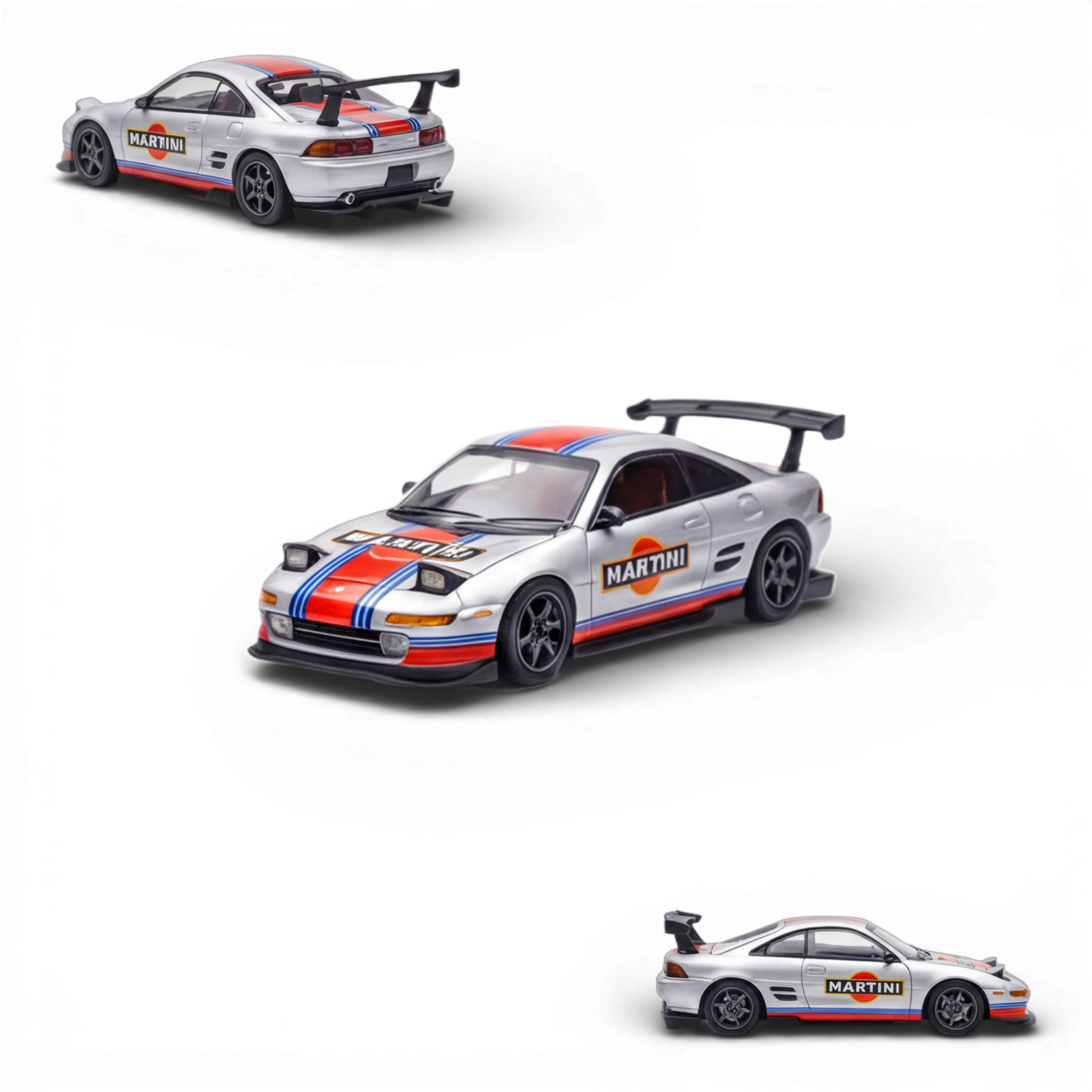 Limited edition 1:64 Toyota MicroTurbo MR2 SW20 diecast model by Lot57Supplies, showcasing intricate details and sleek design.