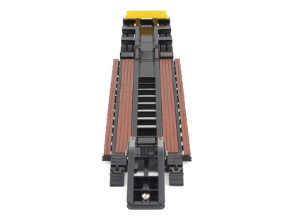 Trail King TK120 Hydraulic Detachable Gooseneck Lowboy Trailer Black (Regular Version) "Transport Series" 1/50 Diecast Model by Diecast Masters