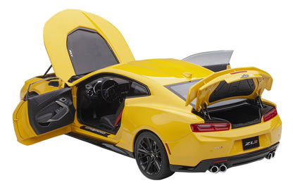 Chevrolet Camaro ZL1 Bright Yellow 1/18 Model Car by Autoart