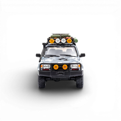 GCD Toyota Land Cruiser LC80 Digital Camouflage - Accessories Included 1:64 - Evergreen Kings