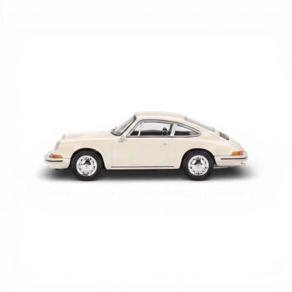 Ivory Mini-GT Porsche 901 diecast model car in 1:64 scale, detailed replica from Lot57Supplies Diecast Shop.