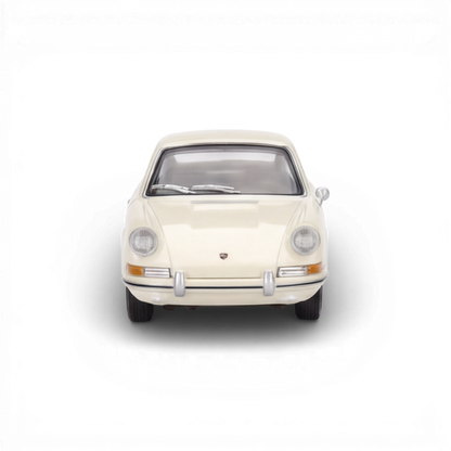 Ivory Mini-GT Porsche 901 1963 diecast model car in 1:64 scale from Lot57Supplies Diecast Shop, detailed miniature vehicle.