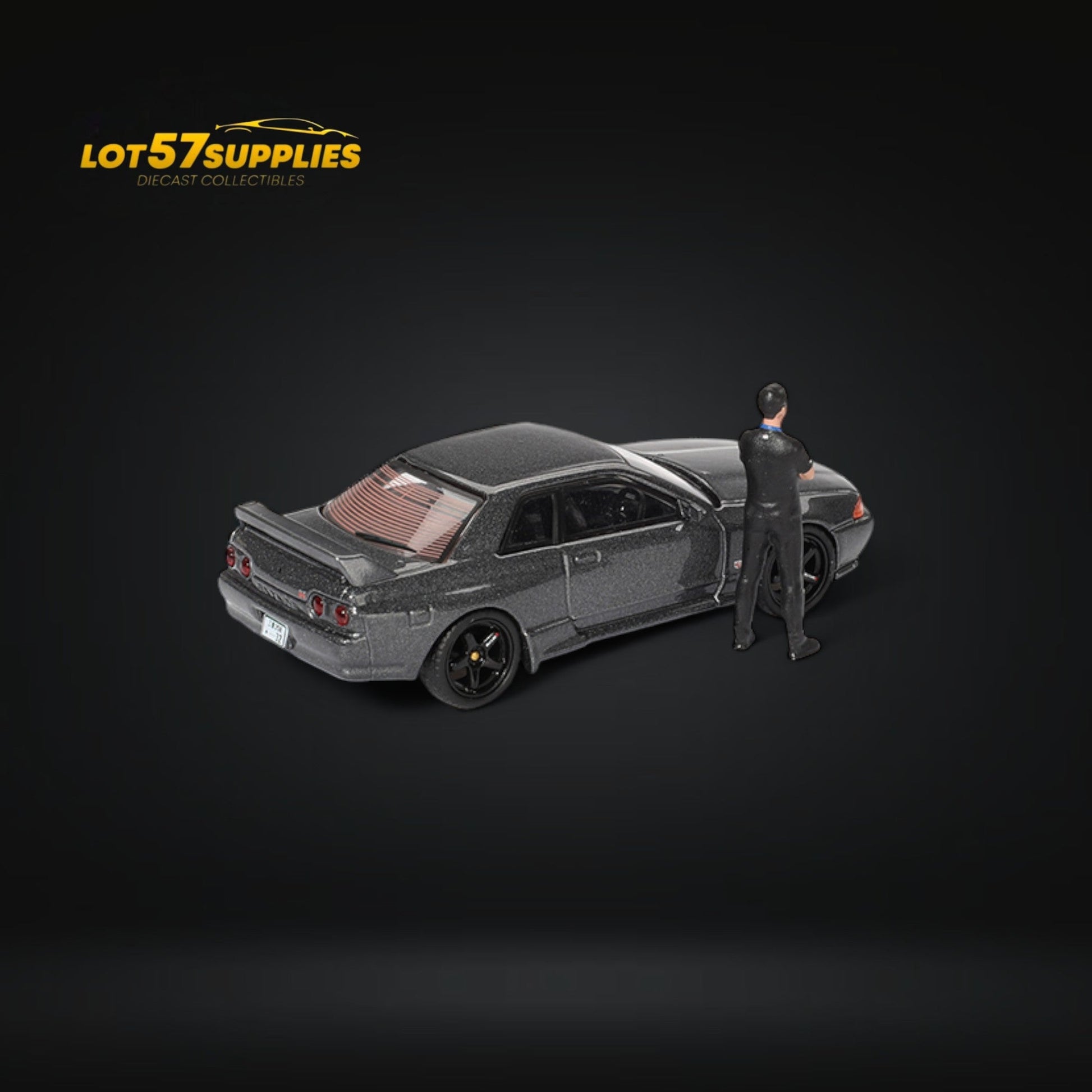Mini-GT Nissan Skyline R32 Nismo Gunmetal 1:64 - Evergreen Kings