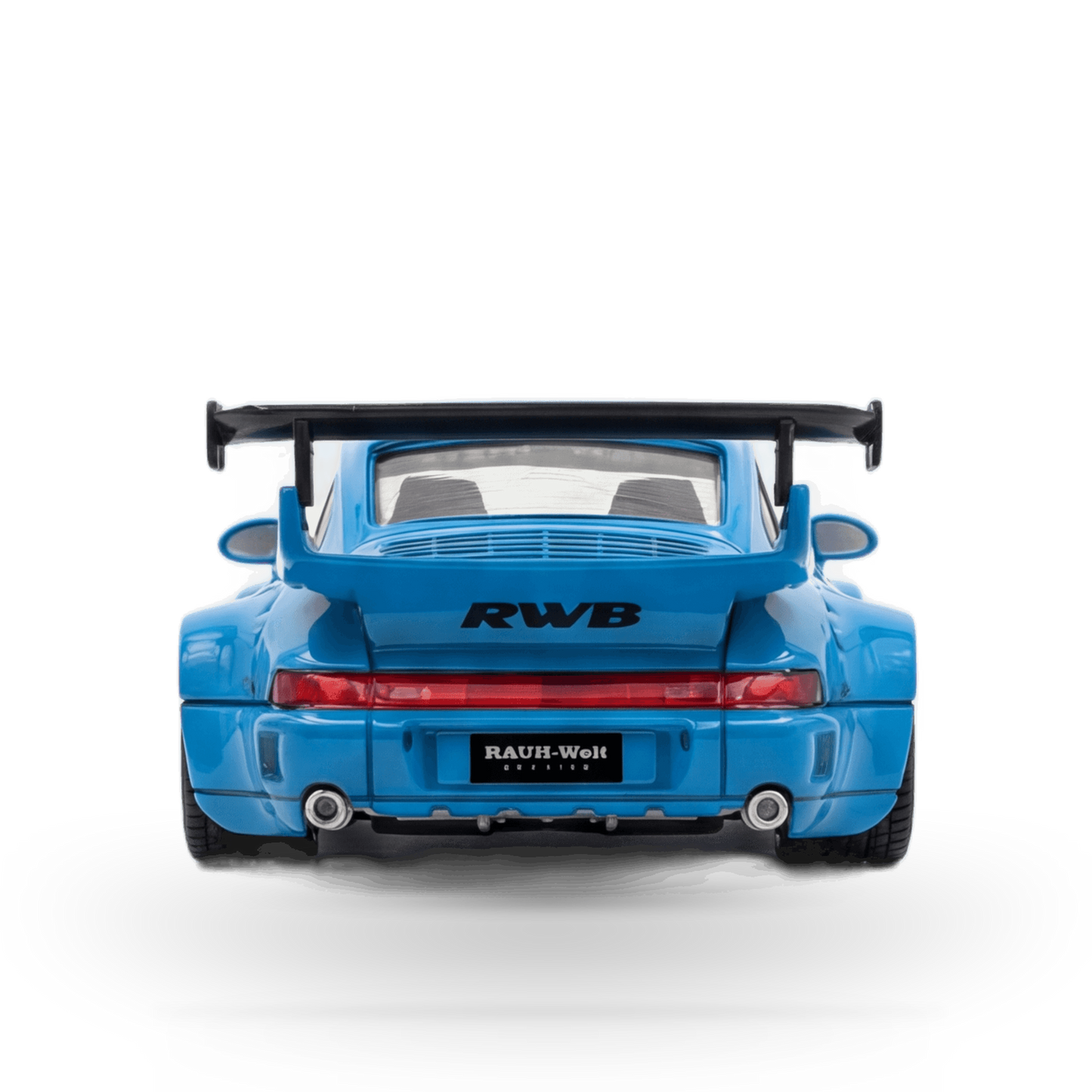 Blue Mini Station Porsche 911 964 RWB HIDEYOSHI diecast model in 1:64 scale from Lot57Supplies Diecast Shop.
