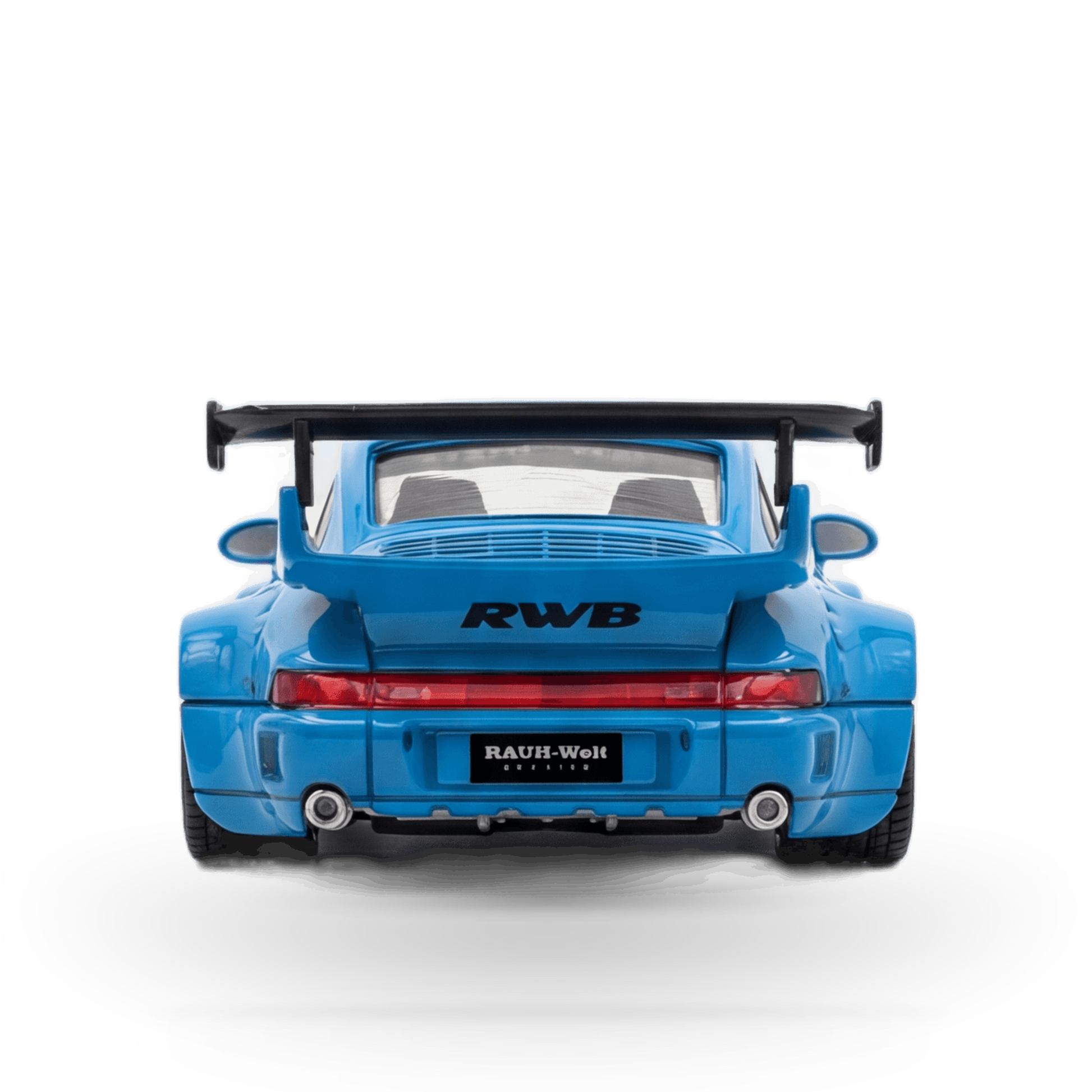Blue Mini Station Porsche 911 964 RWB HIDEYOSHI diecast model in 1:64 scale from Lot57Supplies Diecast Shop.