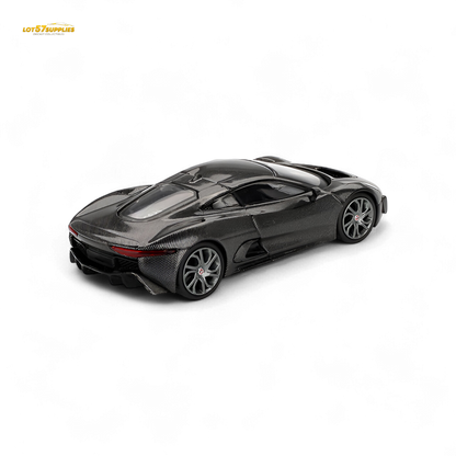 Mini-GT Jaguar C-X75 Test Car Carbon Fiber 1:64 - Evergreen Kings