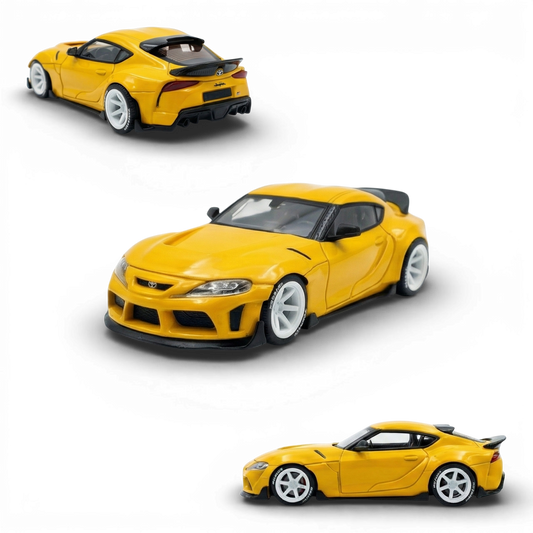 ATOZ Toyota Supra GR Yellow 1:64 - Evergreen Kings