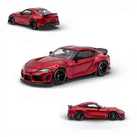 ATOZ Toyota Supra GR Metallic Red 1:64 - Evergreen Kings