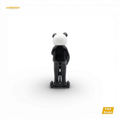 Street Weapon Panda figure in 1:64 scale from Lot57Supplies Diecast Shop, detailed diecast toy with urban street style.