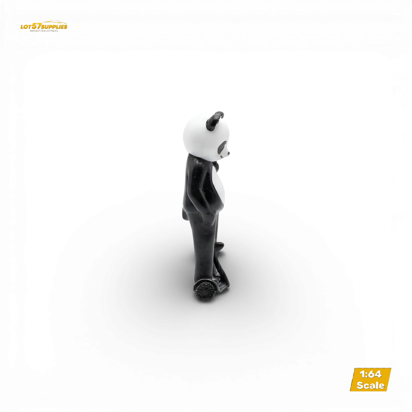 Street Weapon Panda figure in 1:64 scale from Lot57Supplies Diecast Shop, showing a detailed panda character in streetwear style.