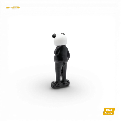 Street Weapon Panda figure in 1:64 scale, diecast toy from Lot57Supplies Diecast Shop, featuring a detailed panda character.
