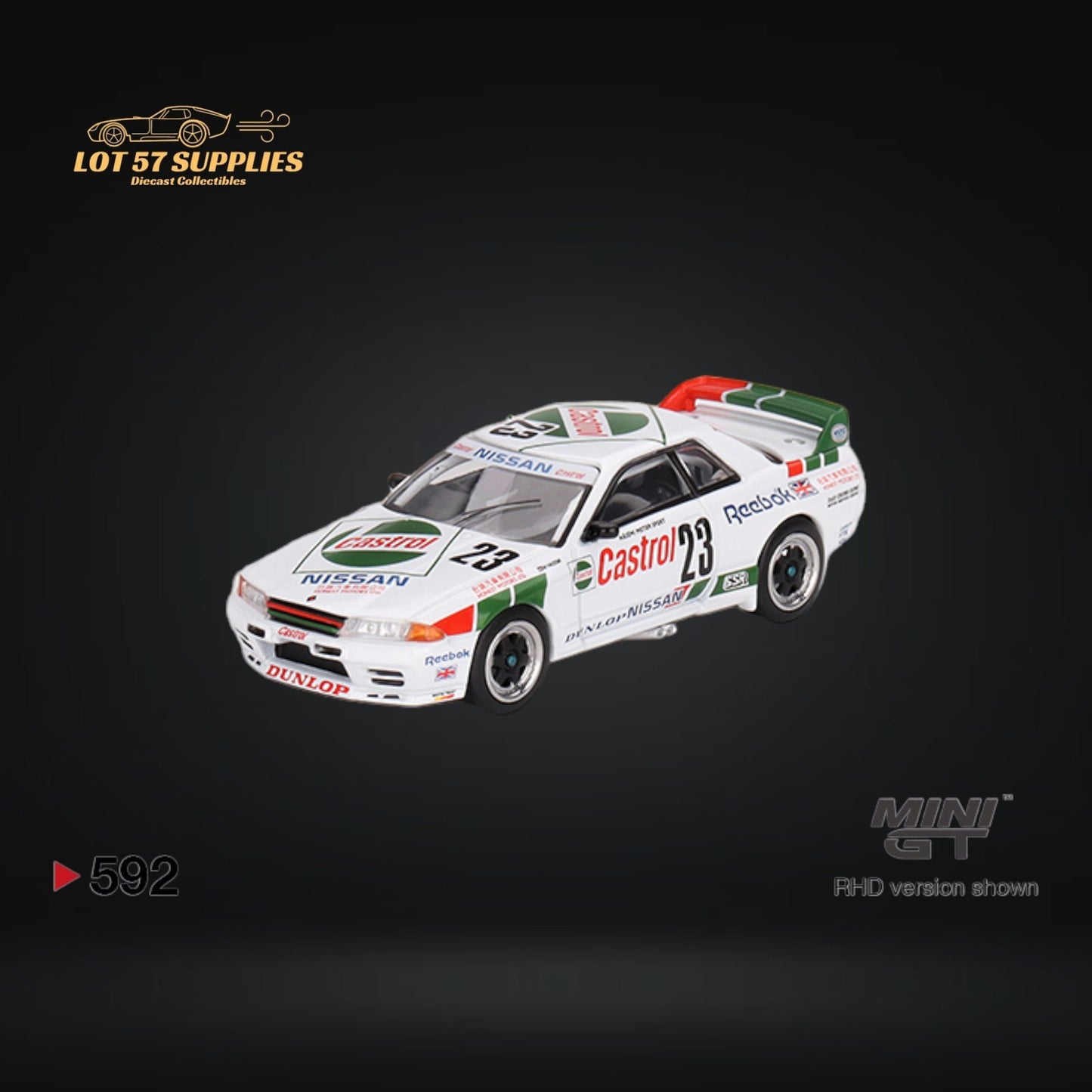 Mini GT Nissan Skyline GT-R R32 Gr. A #23 1:64 - Evergreen Kings