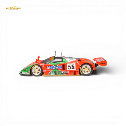 Mazda 787b #55 Le Mans diecast model by Lot57Supplies, detailed 1:64 scale Mazda race car for collectors.