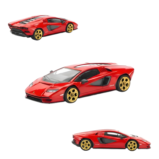 PopRace Lamborghini Countach LPI-800 Rosso 1:64 - Evergreen Kings