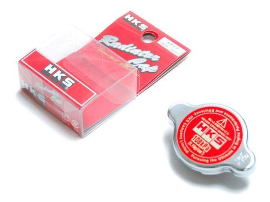 FR SPORT HKS D1 Limited Edition radiator cap, 1.1 kg/cm² pressure, showcasing the branded automotive cooling system component.