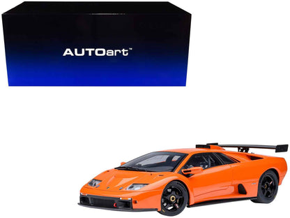 Lamborghini Diablo GTR Arancio Ishtar Orange 1/18 Model Car by Autoart
