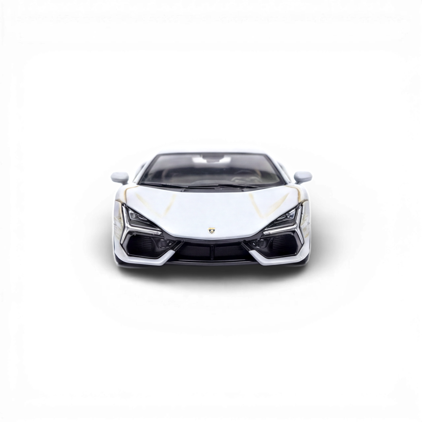 Matte gray Lamborghini Flame Revuelto 1:64 resin diecast model by Lot57Supplies Diecast Shop, detailed exterior view.