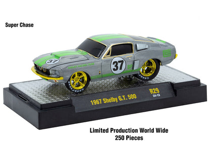 "Ground Pounders" 6 Cars Set Release 29 IN DISPLAY CASES Limited Edition 1/64 Diecast Model Cars by M2 Machines