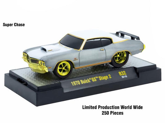 "Ground Pounders" 6 Cars Set Release 32 IN DISPLAY CASES Limited Edition 1/64 Diecast Model Cars by M2 Machines