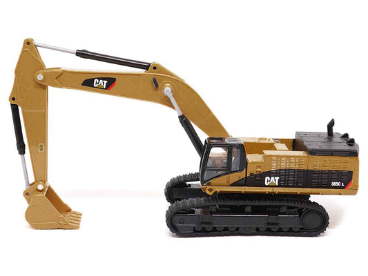 CAT Caterpillar 385C L Hydraulic Excavator Yellow 1/64 Diecast Model by Diecast Masters