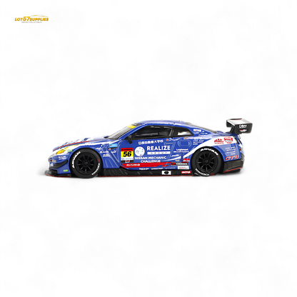Mini-GT Nissan GT-R Nismo GT3 #56 "REALIZE MECHANIC CHALLENGE GT-R" 1:64 - Evergreen Kings