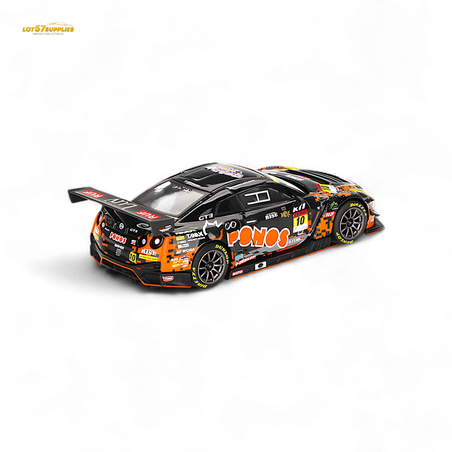 Mini-GT Nissan GT-R Nismo GT3 #10 "PONOS GAINER GT-R" 1:64 - Evergreen Kings