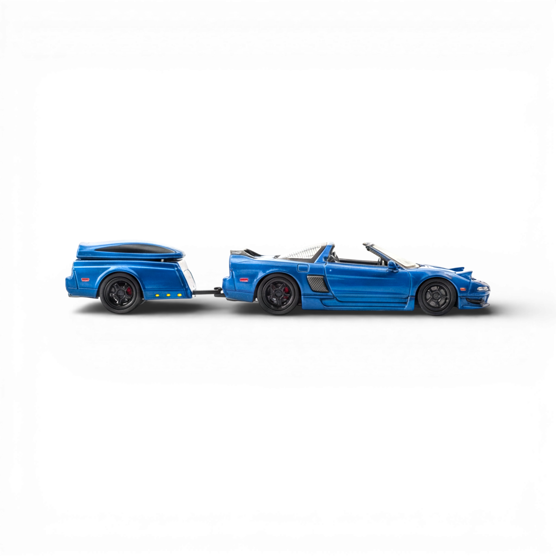 Findclassically NSX TRA Transparent Blue 1:64 - Evergreen Kings
