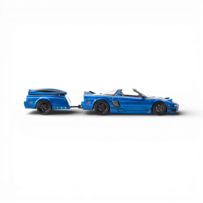 Findclassically NSX TRA Transparent Blue 1:64 - Evergreen Kings