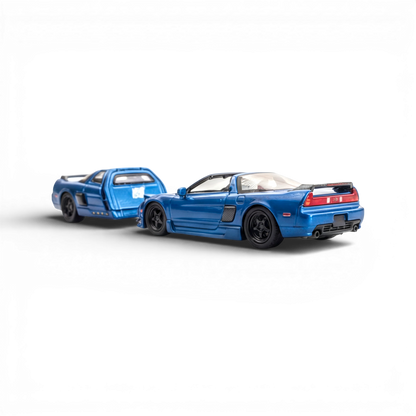 Findclassically NSX TRA Transparent Blue 1:64 - Evergreen Kings