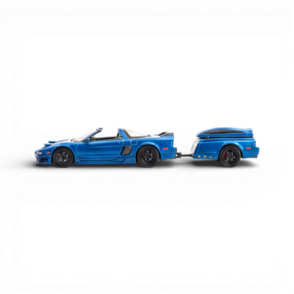 Findclassically NSX TRA Transparent Blue 1:64 - Evergreen Kings