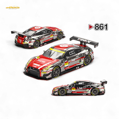 Mini-GT Nissan GT-R NISMO GT3 GAINER 2023 1:64 - Evergreen Kings