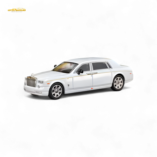 Street Weapon Rolls-Royce Phantom VII White 1:64 - Evergreen Kings