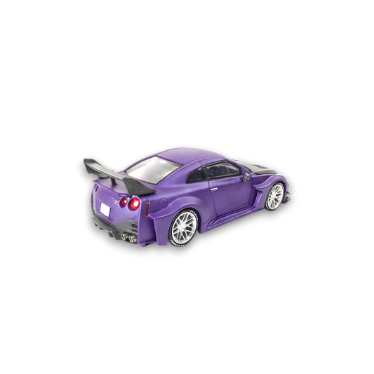 Demon King Auto GT-R R35RR Royal Purple 1:64 - Evergreen Kings