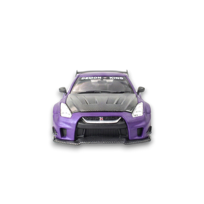 Demon King Auto GT-R R35RR Royal Purple 1:64 - Evergreen Kings