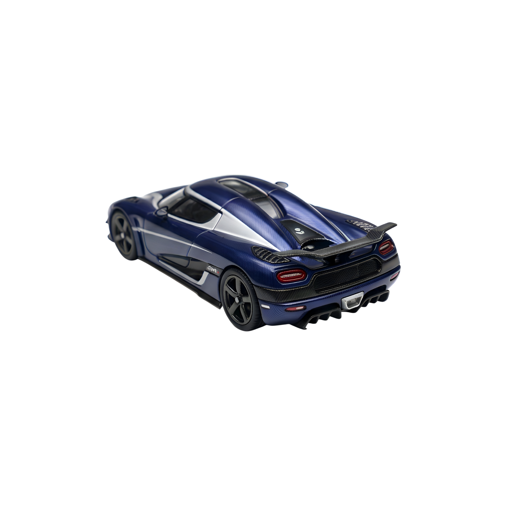 Blue VMB Agera R diecast car in 1:64 scale by Lot57Supplies, detailed miniature model with sleek design and vibrant color.