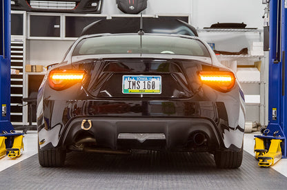 OLM OE Plus clear linear sequential tail lights for 2013–2020 FR-S, BRZ, and 86