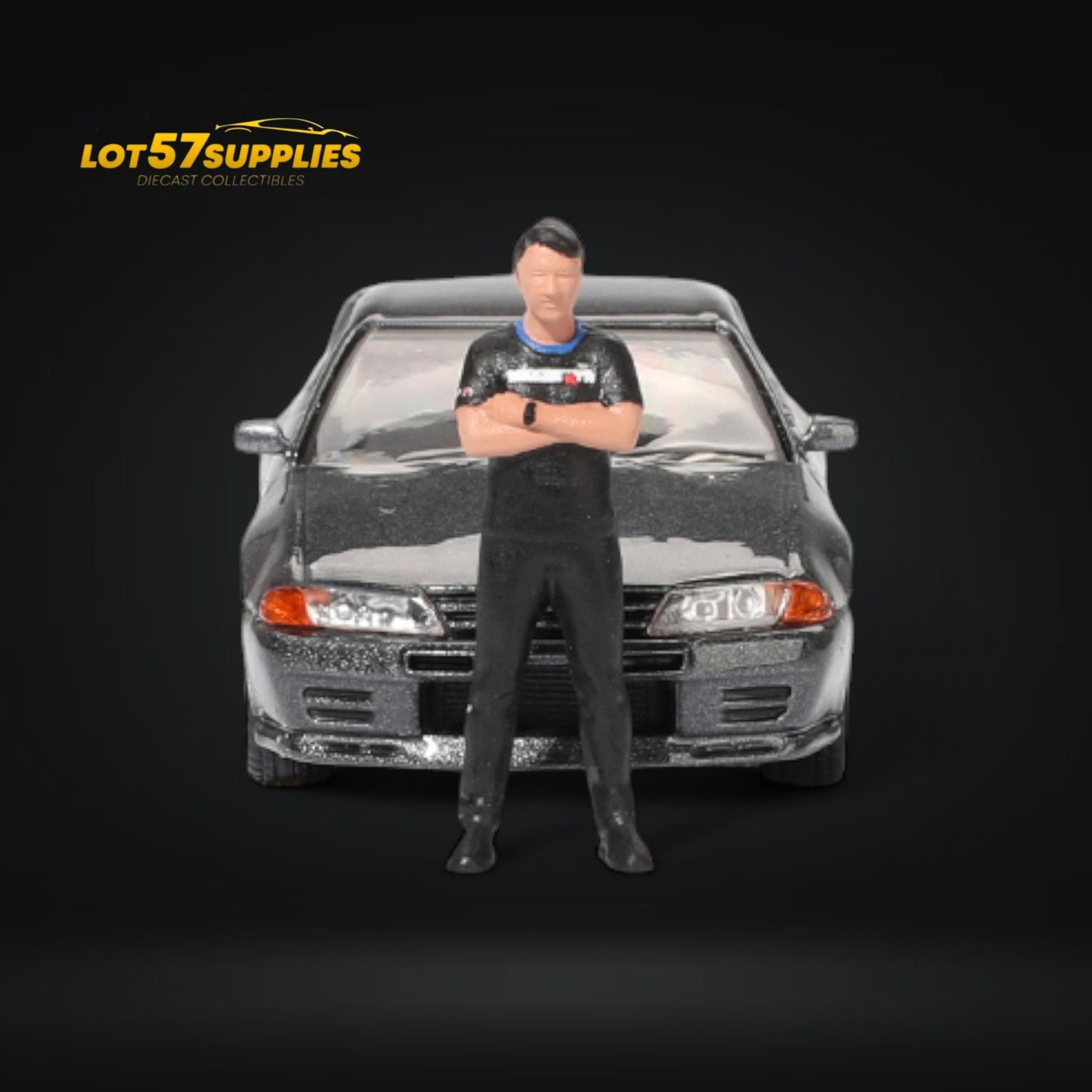 Mini-GT Nissan Skyline R32 Nismo Gunmetal 1:64 - Evergreen Kings