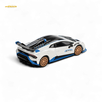 Mini-GT Lamborghini Huracán STO Bianco Asopo 1:64 - Evergreen Kings