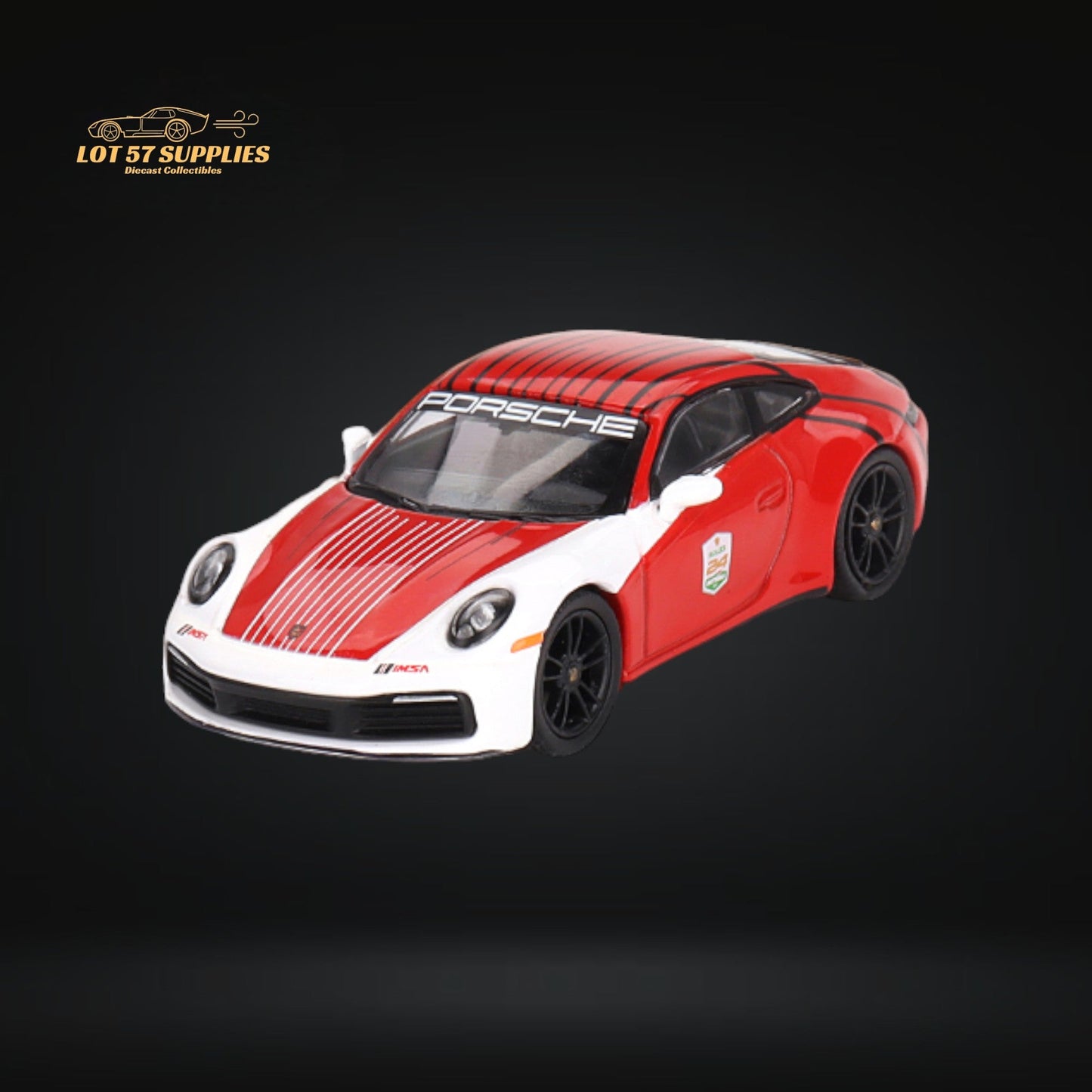 Mini-GT Porsche 911 992 Carrera S Safety Car 1:64 - Evergreen Kings